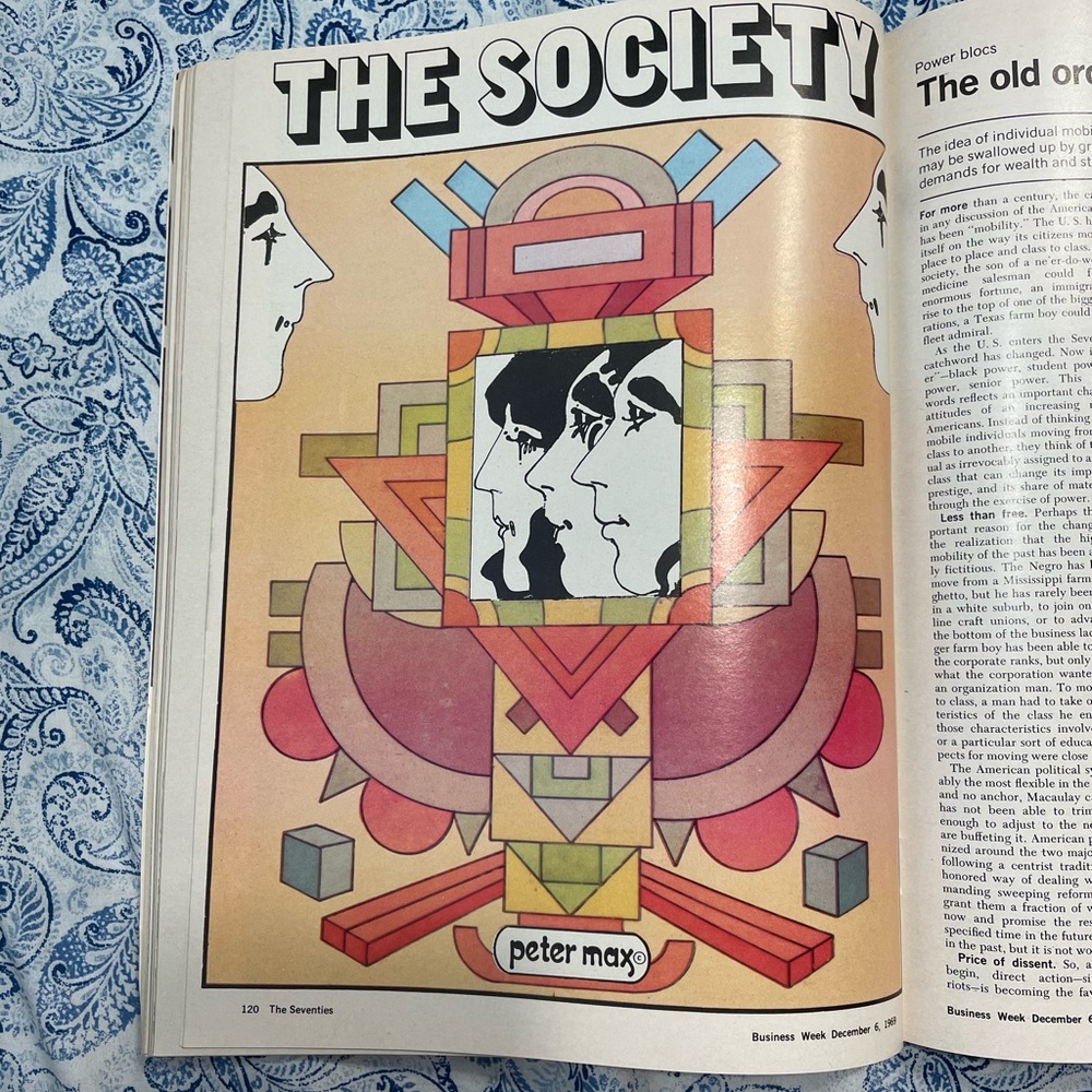 Peter Max Business Week Magazine - Picture 9 of 11